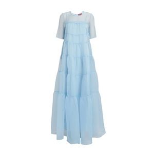 STAUD Hyacinth Tiered Organza Dress